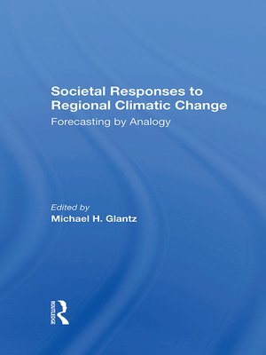 cover image of Societal Responses to Regional Climatic Change